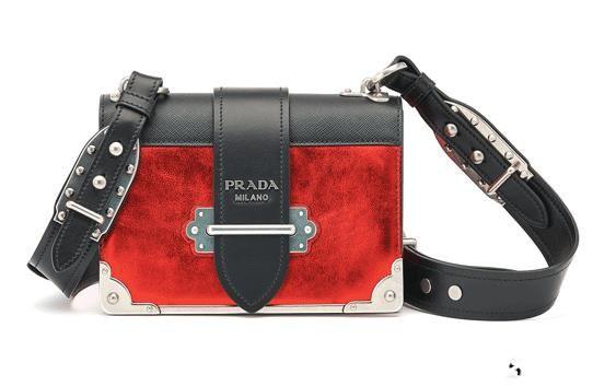 北京哪里回收普拉达包包，prada cahier真假辨别方法