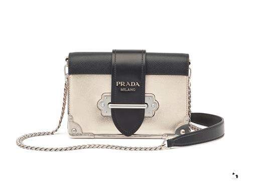 北京哪里回收普拉达包包，prada cahier真假辨别方法
