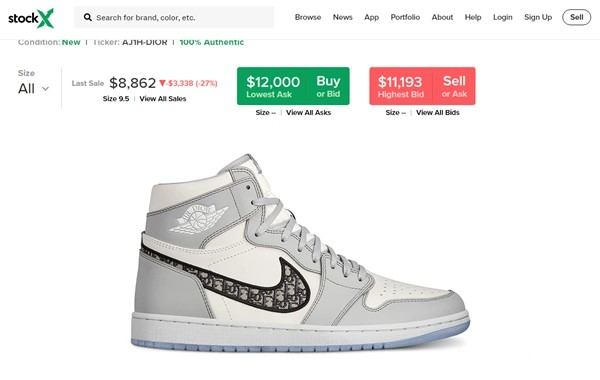奢侈品Dior跨界Jordan 7月推出联名球鞋