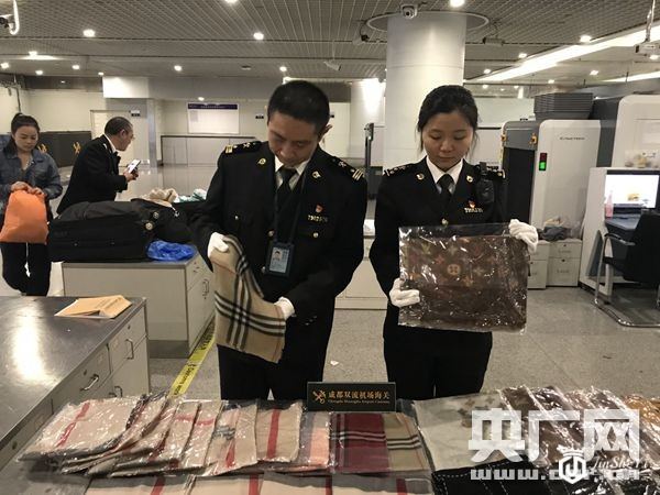 成都海关查获33件侵犯知识产权物品 多为奢侈品