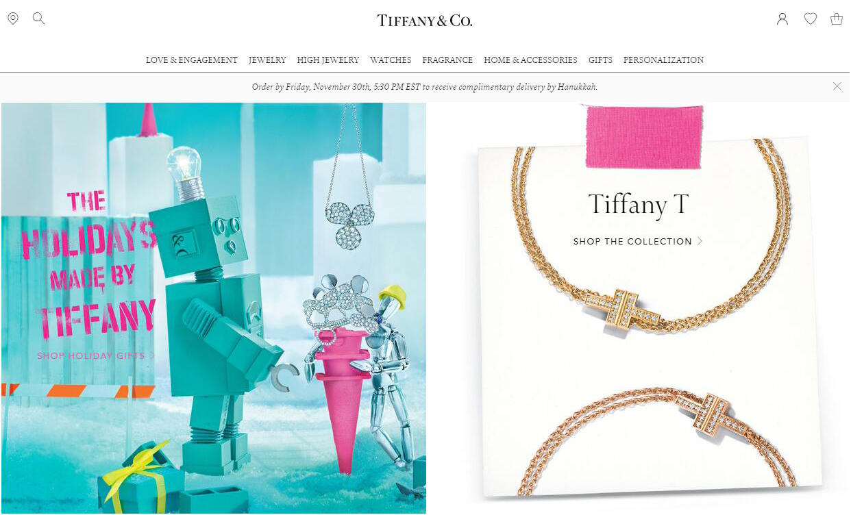 中国游客海外购物热情下降，Tiffany 第三季度销售增长大幅放缓