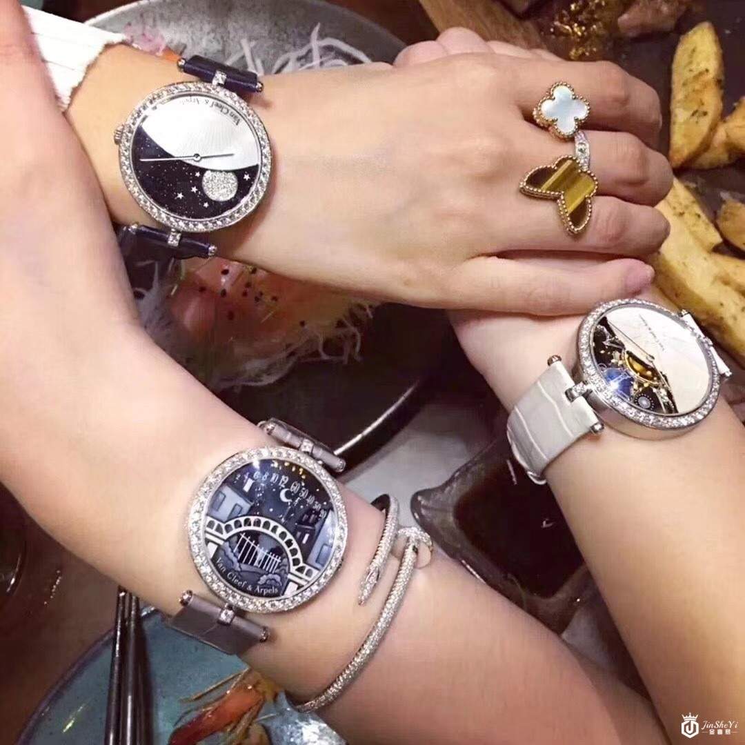 白富美这些表比你的车贵 VCA梵克雅宝情人桥 日月星辰 花仙子..