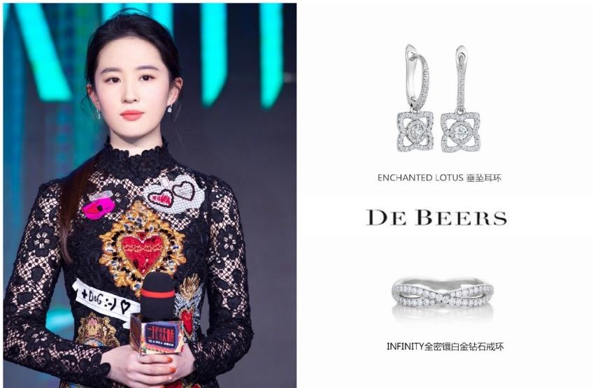 刘亦菲十年珠宝回顾，有CHAUMET 还有他们
