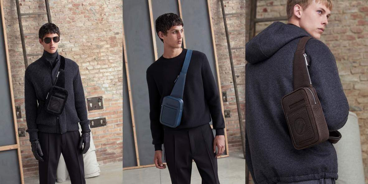 Ermenegildo Zegna 2020冬季Insta-Pack斜跨包来袭 众星演绎意式经典