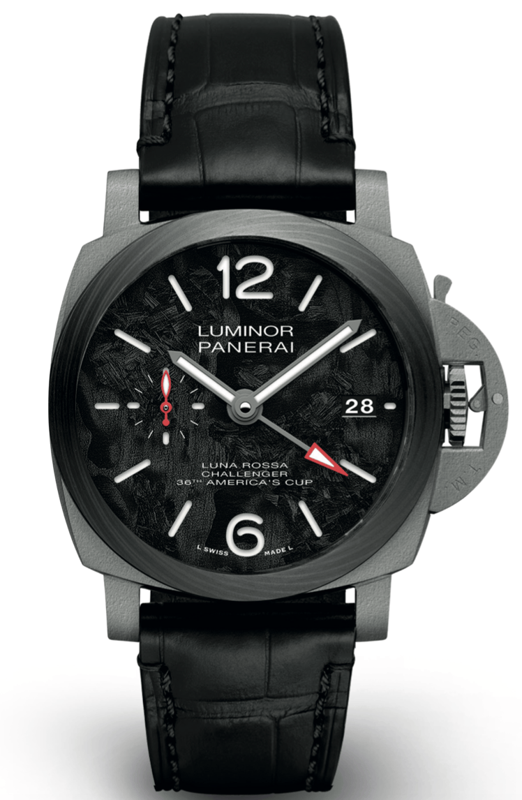 沛纳海LUMINOR LUNA ROSSA GMT 庐米诺系列两地时腕表