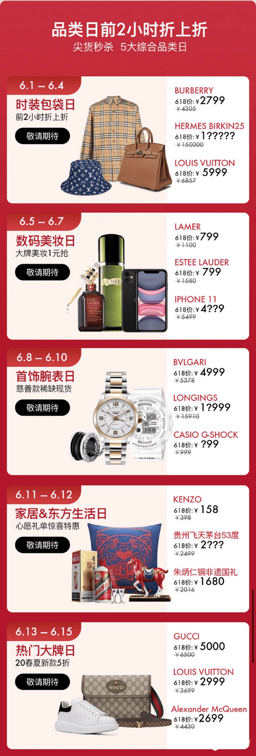 全球千余款高奢大牌新品上线寺库618奢侈品购物狂欢节