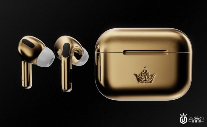 真正独一无二 奢侈品牌推出黄金版AirPods Pro耳机