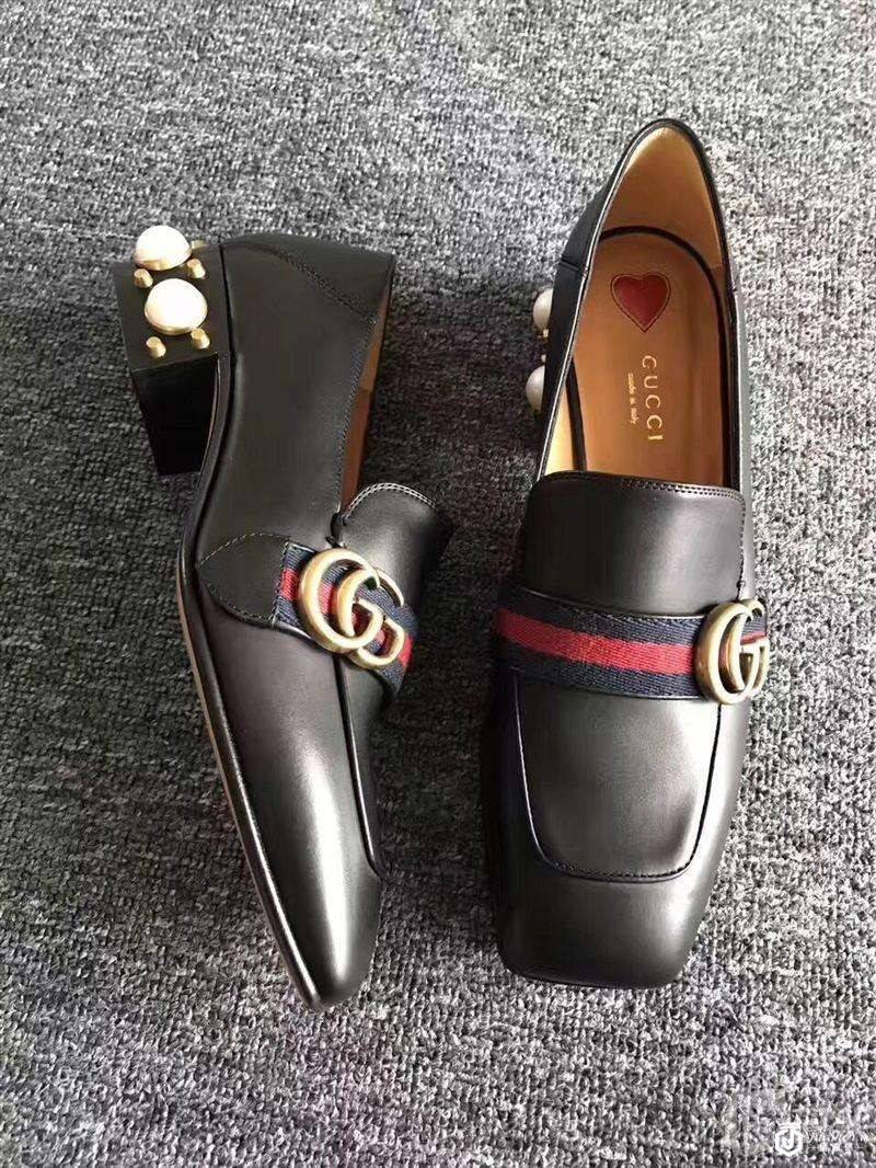 Gucci珍珠鞋鉴定奢侈品辨别真伪实用干货