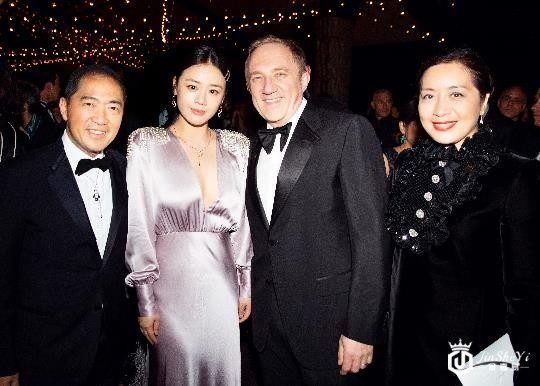 中国著名女演员马思纯佩戴Qeelin高级珠宝于戛纳耀目亮相