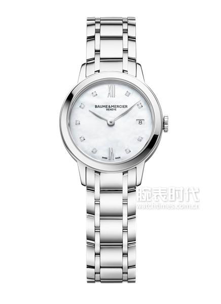 BAUME & MERCIER 名士表推出克莱斯麦女装腕表系列的全新时计