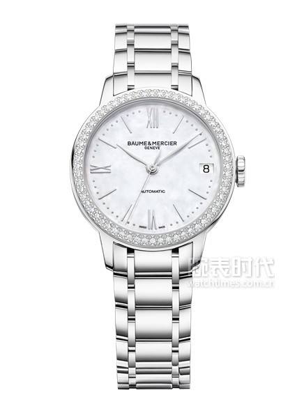 BAUME & MERCIER 名士表推出克莱斯麦女装腕表系列的全新时计