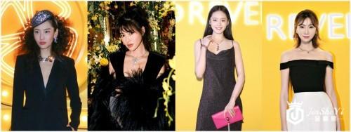 林心如亮相宝格丽FIOREVER咏绽系列珠宝盛典，尽显女王气质