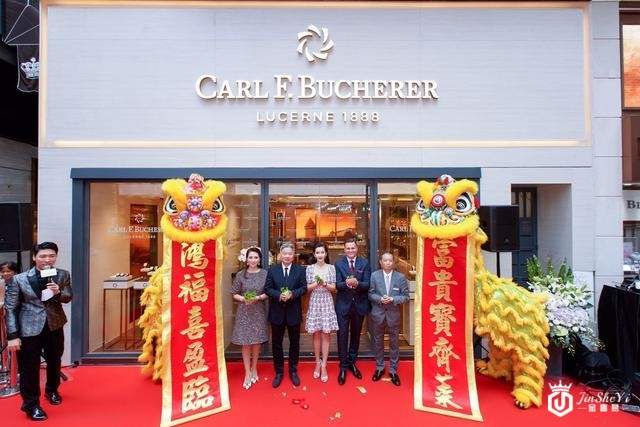 宝齐莱香港旗舰店开幕，李冰冰助阵马利龙陀飞轮腕表首发